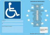 contrassegno auto disabili