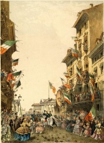 Entrata di Vittorio Emanuele a Brescia