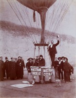 Volo del pallone Maestrani guidato dal Cap. Merighi la domenica 10 dicembre 1899. Foto Museo del Risorgimento