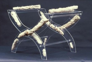 Ivory foldable stool