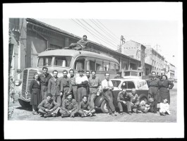 Maestranze della carrozzeria Gaiba (anni 1950)