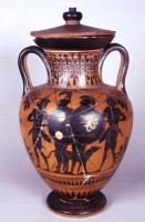 Attic black-figure amphora 2