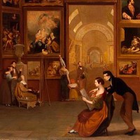 Samuel Morse. Gallery of the Louvre, 1831-33. National Gallery of Art, Washington.