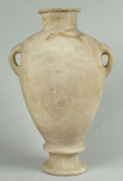 Round-bodied jar with self-stand