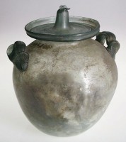 Olla with lid