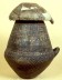 Biconical ossuary jar with covering bowl