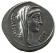 Silver denarius of Q. Cassius Longinus