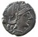 Denario in argento di Sesto Pompeio (dritto)