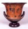 Attic red-figure krater with dithyramb winner award ceremony
