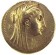 Ottodracma in oro di Arsinoe II (dritto)