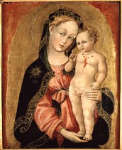 Giovanni da Modena, Madonna con Bambino, tempera su tavola, Modena, Museo Civico d'Arte