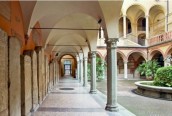 Il cortile del Museo Archeologico
