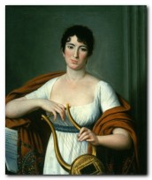Ignoto pittore XIX sec., ritratto di Isabella Colbran