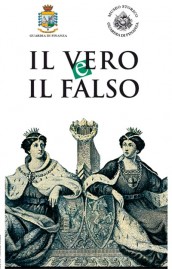 logo della mostra: IL VERO E IL FALSO