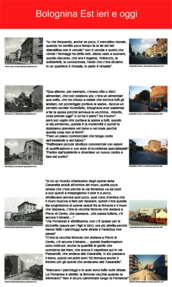 Bolognina ieri e oggi