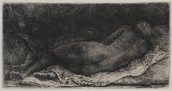 Rembrandt van Rijn (Leiden, 1606 – Amsterdam, 1669), Nudo femminile disteso (La negra sdraiata), 1658, Casa Morandi, Bologna