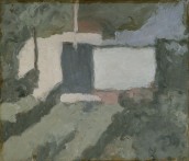 Giorgio Morandi, Paesaggio, 1962  (V. 1290), olio su tela 30 x 35 cm, Bologna, Museo Morandi