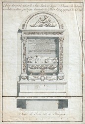 Angelo Venturoli (1749 - 1821), Progetto per il monumento Malvezzi alla Certosa, 1807 ca.