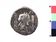 Denario in argento di Eppius e Q. Caecilius Metellus Pius Scipio (Fronte)