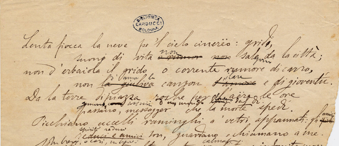 L'amata Bologna nel cupo silenzio dell'inverno