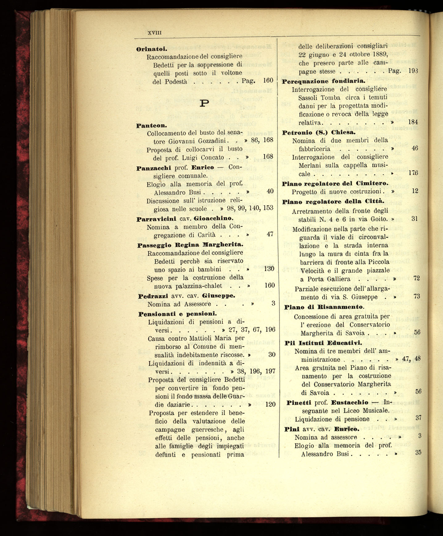 Indice volume 22.6.1895 - 30.12.1895