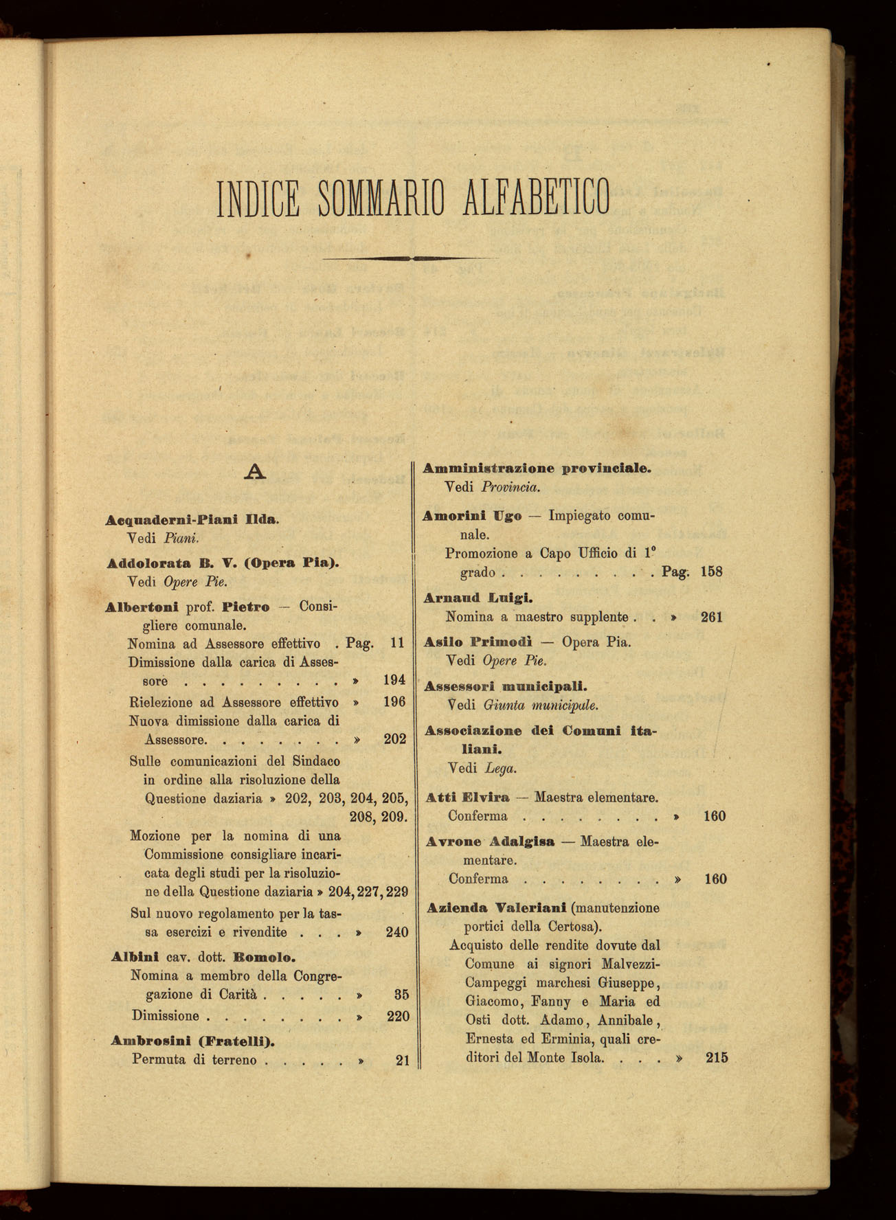 Indice volume 6.9.1902 - 6.7.1903