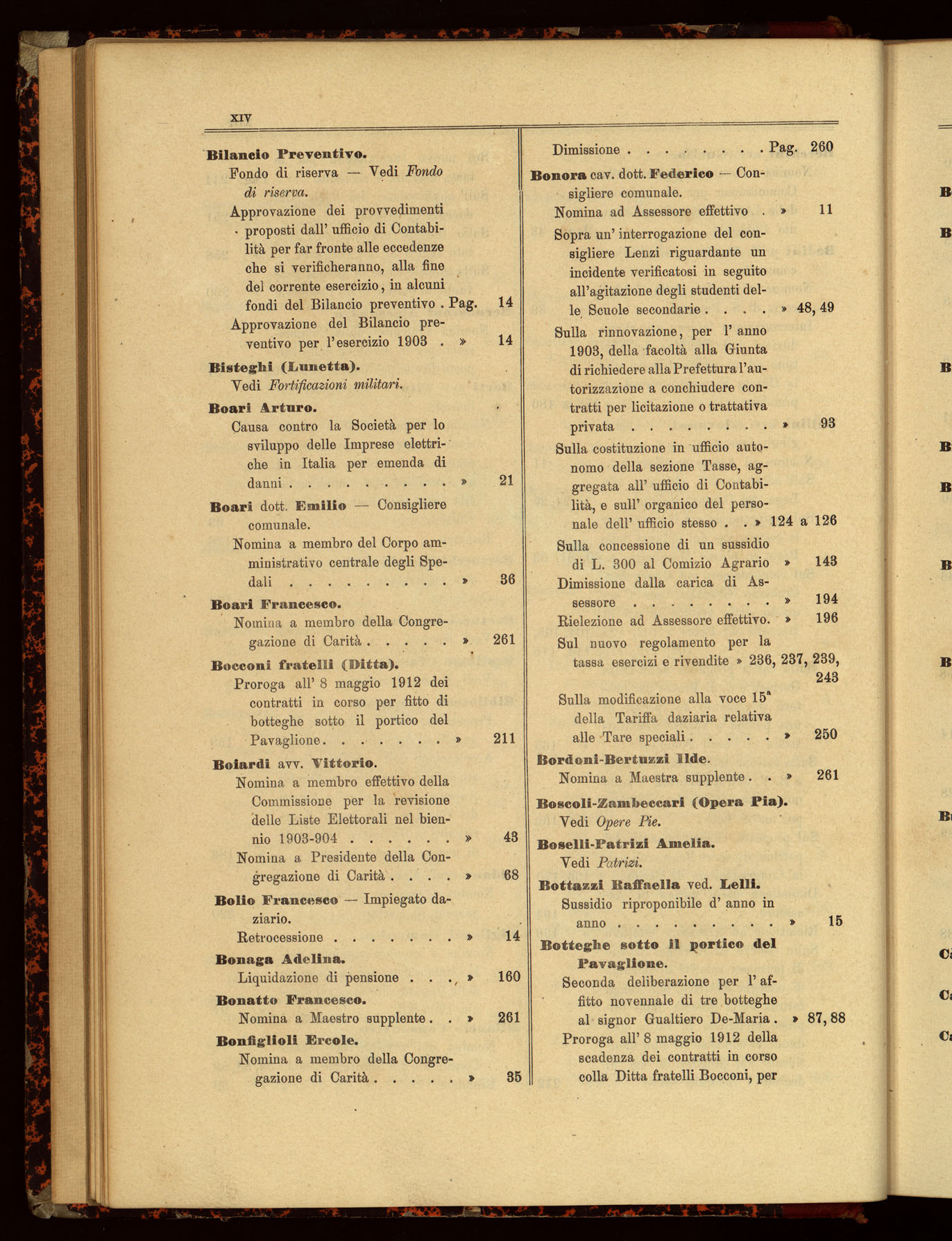 Indice volume 6.9.1902 - 6.7.1903