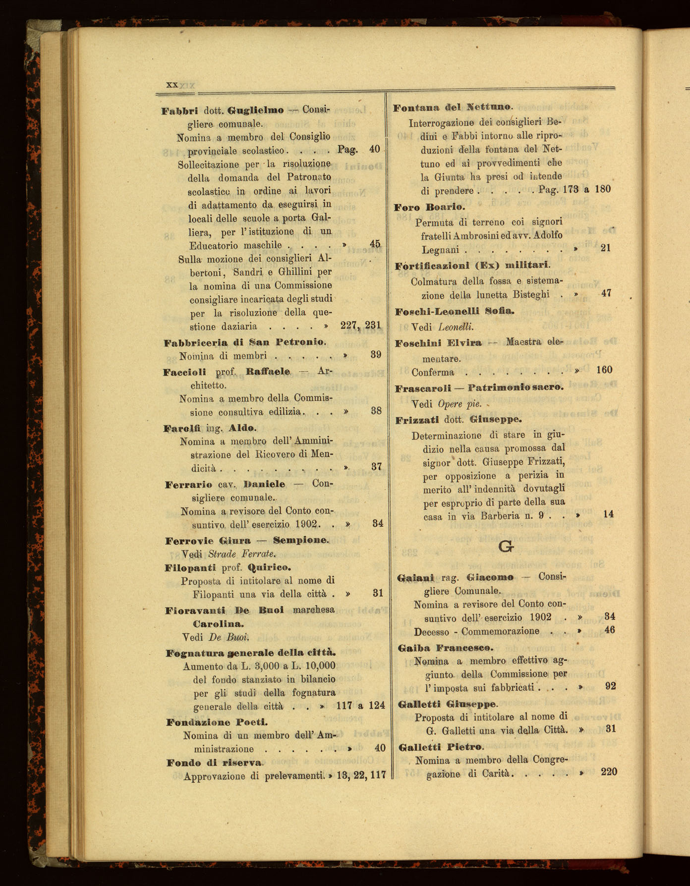 Indice volume 6.9.1902 - 6.7.1903