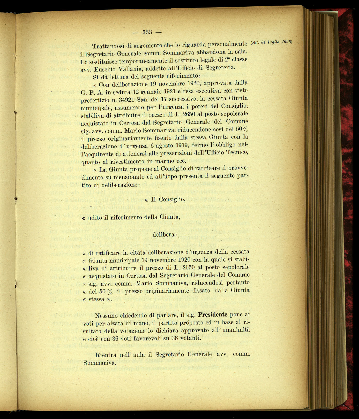 31.7.1923