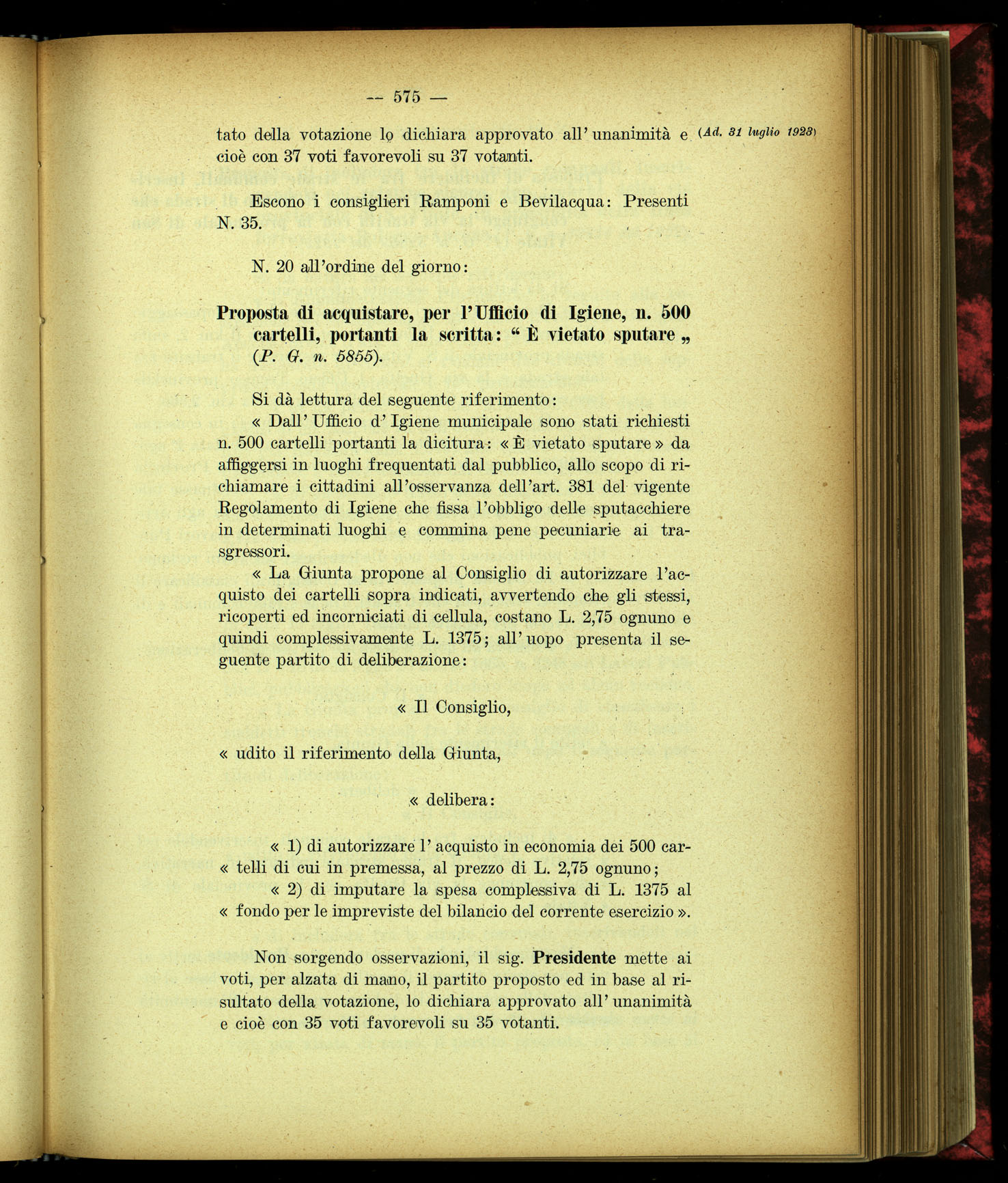 31.7.1923