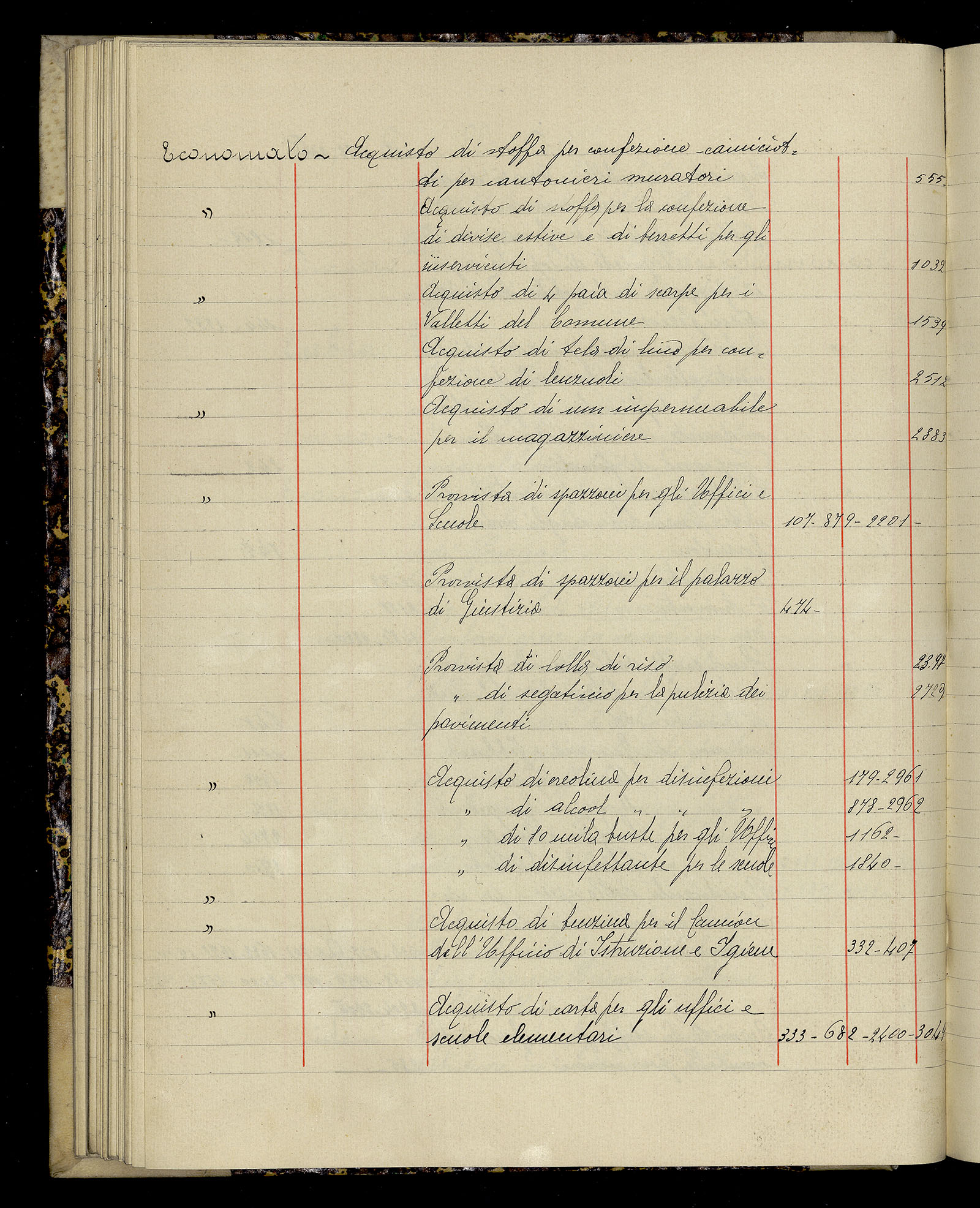 Indice volume 3.1.1927 - 30.3.1927