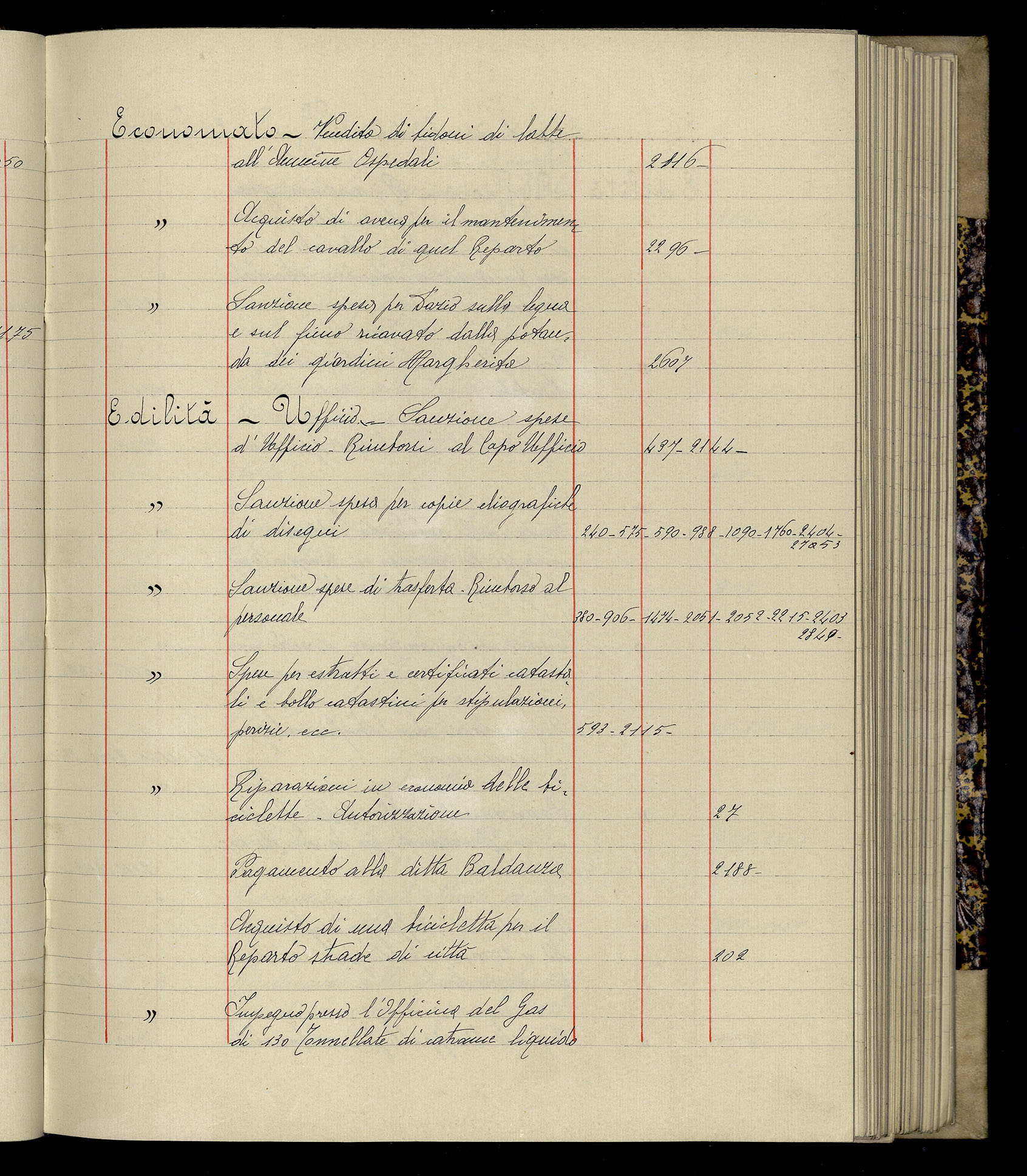 Indice volume 3.1.1927 - 30.3.1927