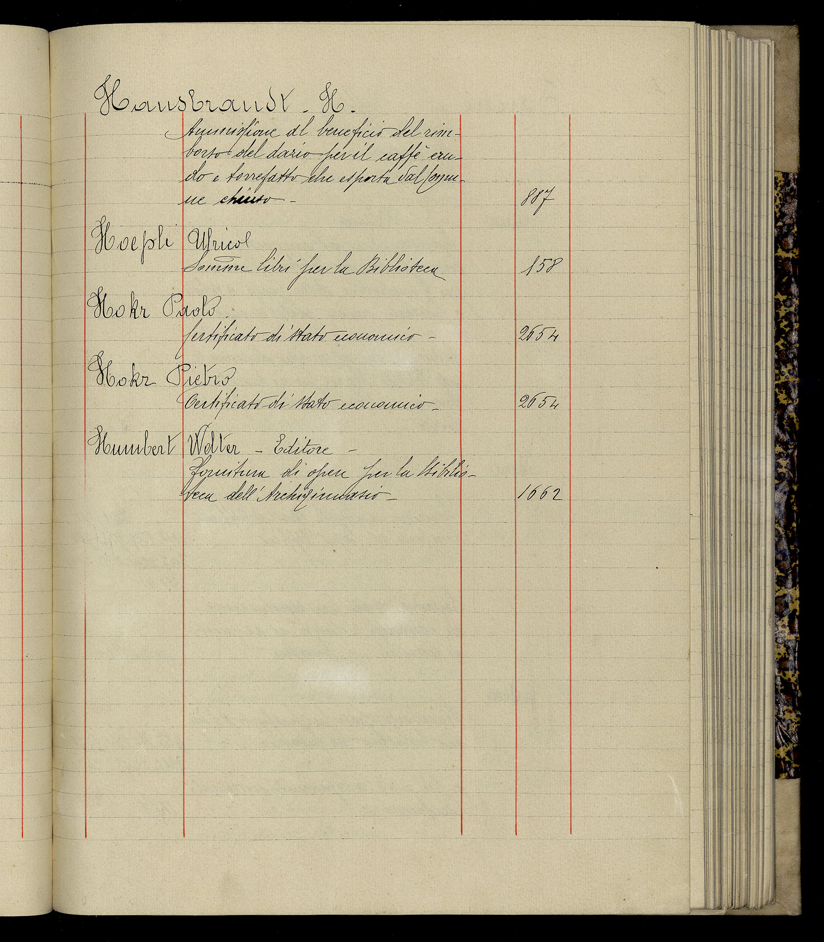 Indice volume 3.1.1927 - 30.3.1927