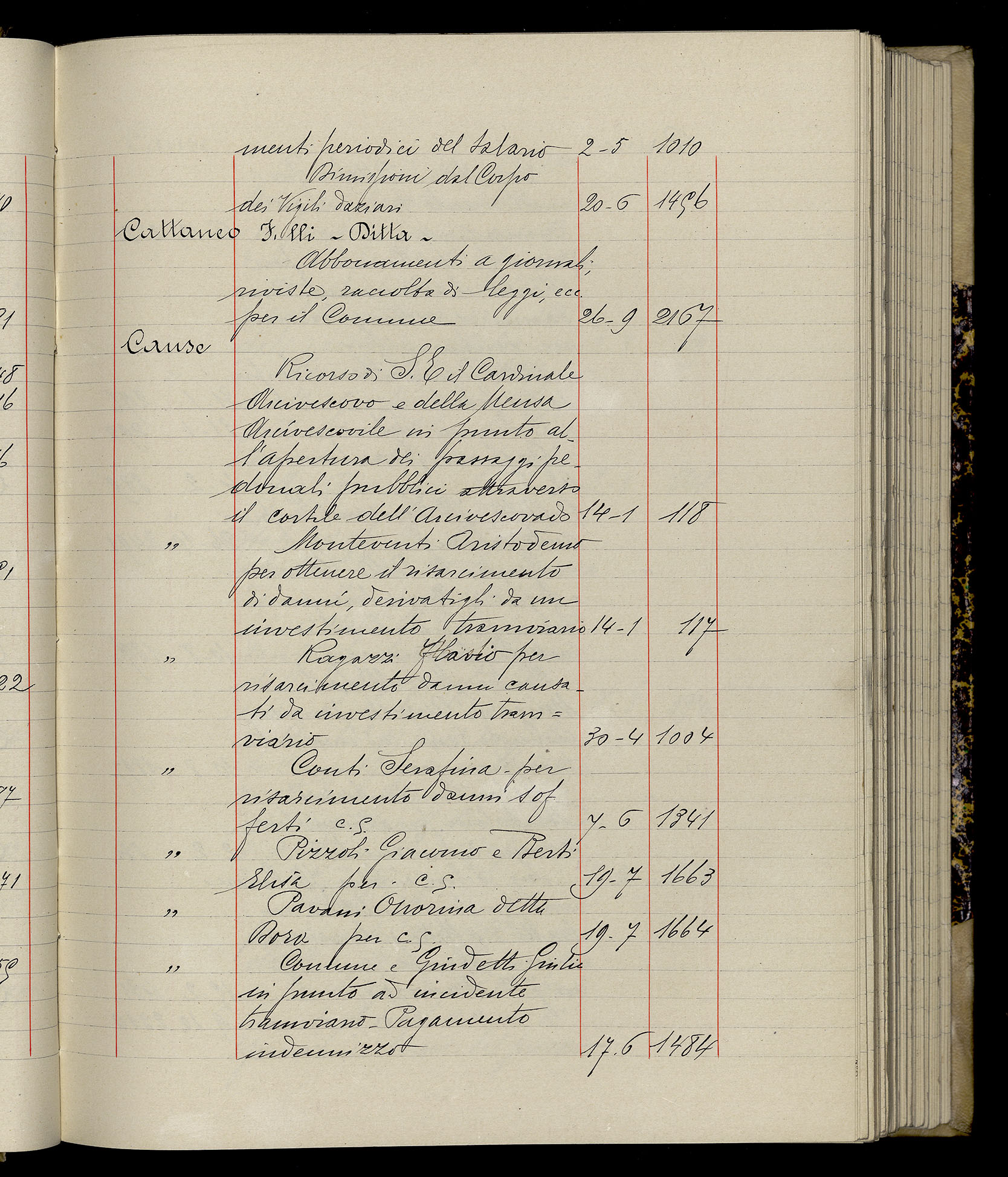Indice volume 3.1.1929 - 30.3.1929