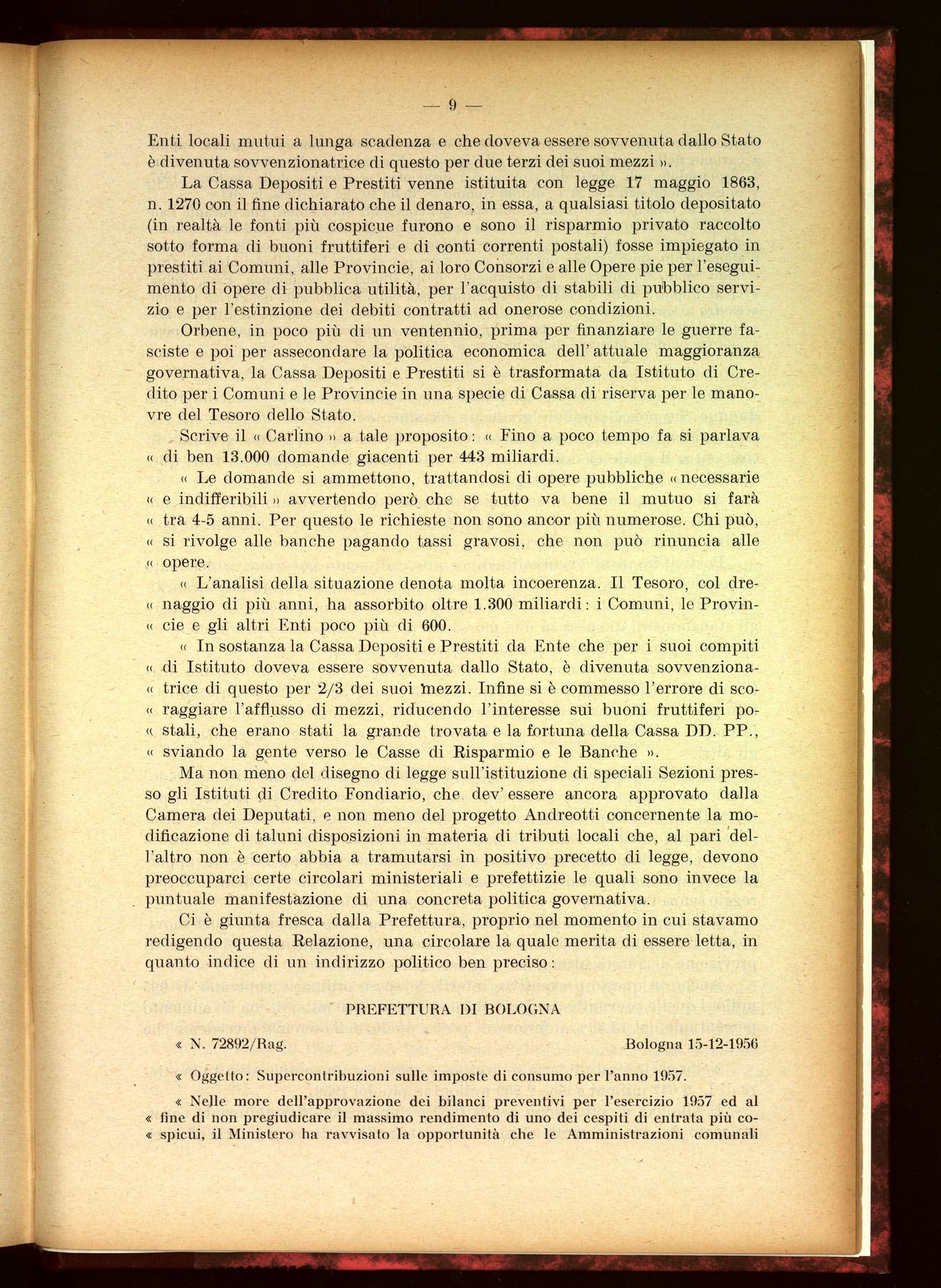 Indice volume 30.6.1956 - 29.12.1956