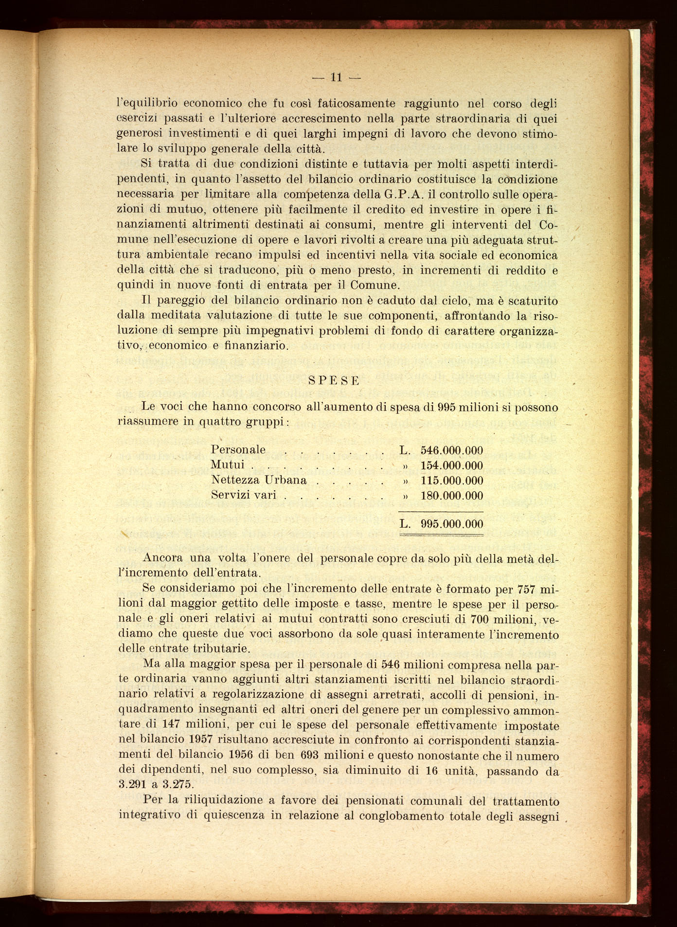 Indice volume 30.6.1956 - 29.12.1956