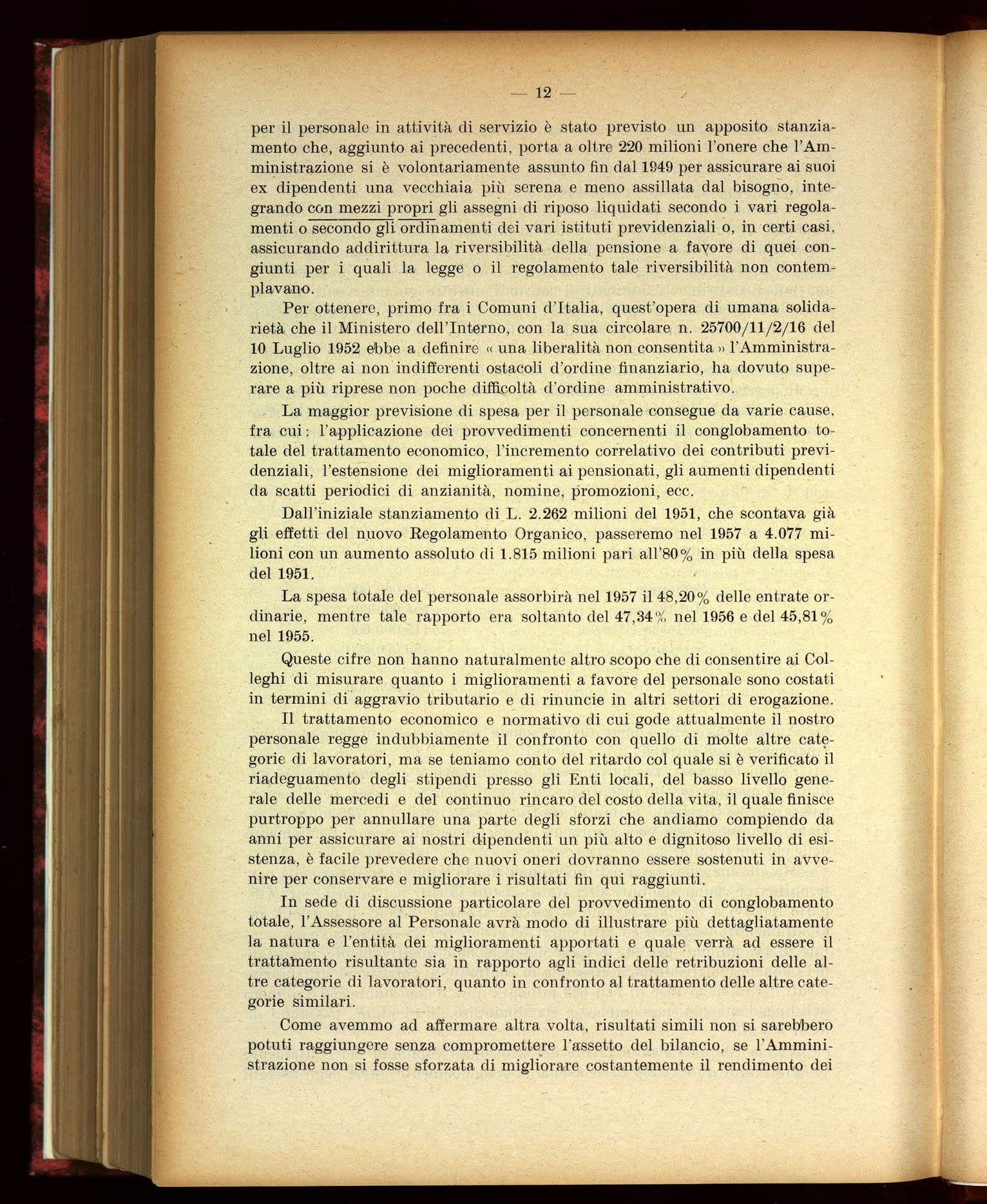Indice volume 30.6.1956 - 29.12.1956