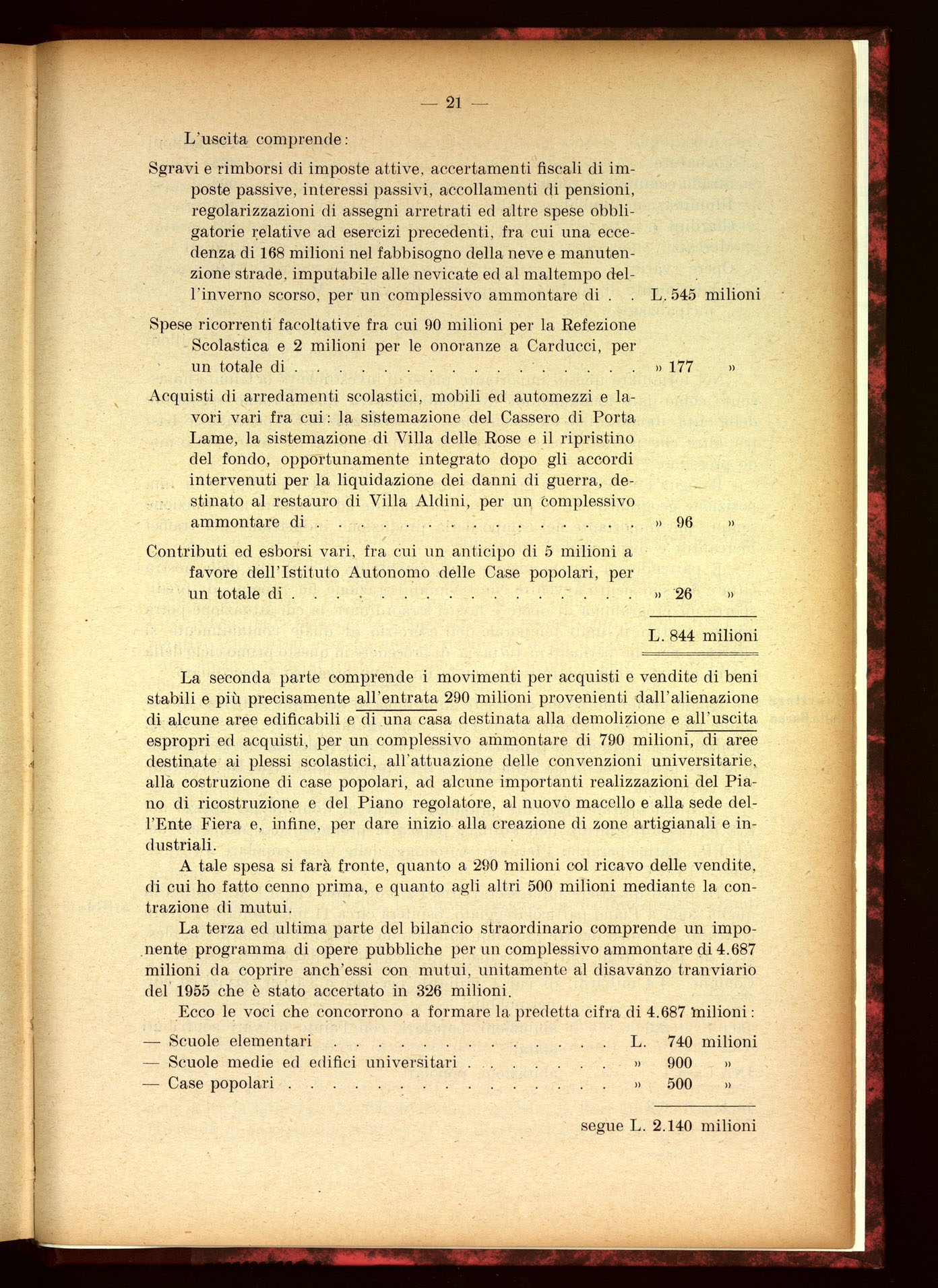 Indice volume 30.6.1956 - 29.12.1956