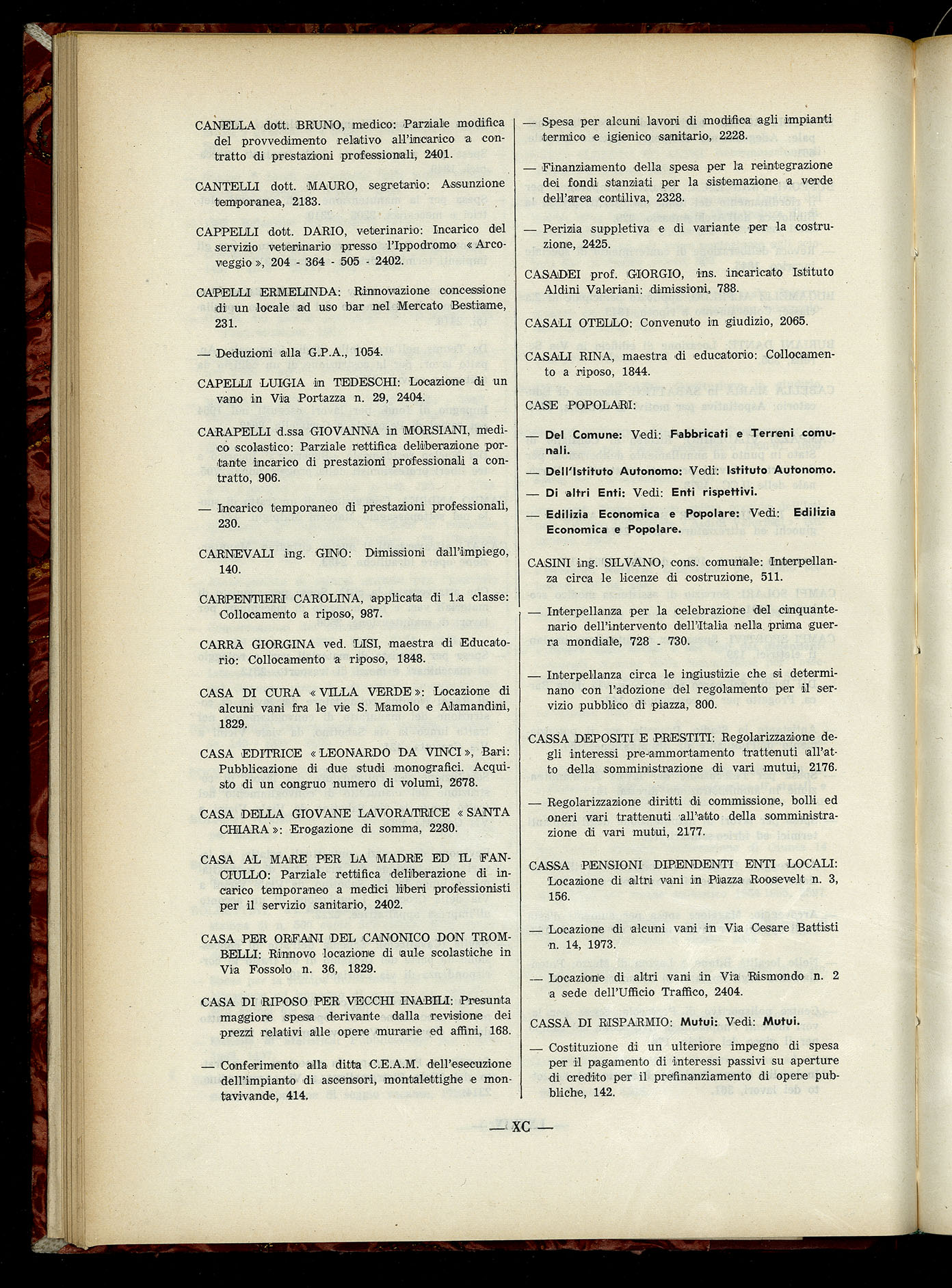 Indice volume 6.2.1965 - 30.6.1965